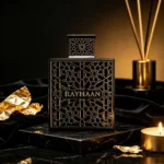 Rayhaan Obsidian Men’s EDP – Woody Spicy Amber, Long-Lasting, 3.4 fl oz / 100 ml