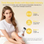 Lymphatic Drainage Massager Anti Cellulite Body Sculpting Machine for Stretch Marks Hot Compress Heating Vibration Pulse LED Light Therapy Belly Fat Burner Weight Loss Skin Tightening Slimming Device Electric Massager Pain Relief Legs Arms Back - Image 3