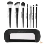 7Pcs Crocodile Texture Handle Makeup Brush Set with Storage Bag Powder Blush Foundation Eyebrow Cosmetic Brushes Kit - Image 6