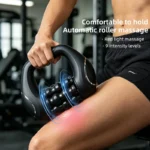 9 Speed Spin Red Light Massager Roller Whole Body Deep Tissue Muscle Relief Massage Stick Handheld for Leg Foot Calf Back Recove - Image 2