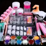 Acrylic Nail Kit Starter Set Acrylic Powder with U V Light Professional Tools with Decoration for Beginners Home Salon Gifts