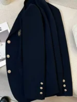 New Spring Preppy All Match Suit Coat Bf Loose Solid Color Lapel Casual Buttons Outerwear Japanese Uniform Women Blazer Jacket - Image 8