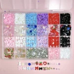 Mixed Nail Art Charms Set with Ribbons, Bows, Flowers, Cherry, Strawberry & Metal Butterflies - DIY Nail Decorations Accessories - Image 5