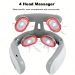Cervical Massager 16 Modes USB Smart Pulse Heating 4 Neck Massager for Neck Tension Neck Massager Vibrator Heating Massager - Image 6