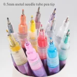 12Pcs/Set Nail Acrylic Graffiti Pen 12 Color Nail Marker DIYNail Art Graffiti Pen Nail Polish Pens Drawing Painting Point - Image 3