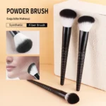 7Pcs Crocodile Texture Handle Makeup Brush Set with Storage Bag Powder Blush Foundation Eyebrow Cosmetic Brushes Kit - Image 4