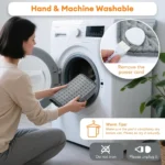 30*60cm Electric Heating Pads for Back Neck Shoulder Home Office Washable Winter Warm Blanket 4 Timer 9 Temperature Control - Image 5
