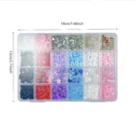 Mixed Nail Art Charms Set with Ribbons, Bows, Flowers, Cherry, Strawberry & Metal Butterflies - DIY Nail Decorations Accessories - Image 6