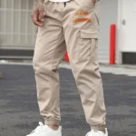Men's Casual Cargo Sweatpants Spring/Autumn S-3XL Waist Drawstring Joggers Hiking Tactical Pants for Men with Pockets