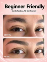 Eyebrow Trimmer Electric Eyebrow Trimmer for Women Face Sharp Rechargeable Eyebrow Razor for Women Trimmer Set Replacement Blade - Image 2