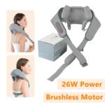 Foreverlily 26W Brushless Motor Neck And Shoulder Massager Wireless Shoulder And Back Kneading Massage Shawl Neck masajeador - Image 8
