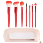 7Pcs Crocodile Texture Handle Makeup Brush Set with Storage Bag Powder Blush Foundation Eyebrow Cosmetic Brushes Kit - Image 9