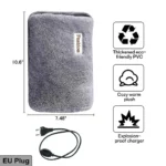 Rechargeable Hot Water Bottle Cute Electric Hand Warmer EU Plug Reusable Hot Compress Bag Heating Pad Hand Pocket Warmer - Image 3