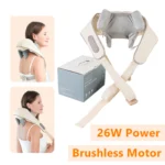 Foreverlily 26W Brushless Motor Neck And Shoulder Massager Wireless Shoulder And Back Kneading Massage Shawl Neck masajeador - Image 7
