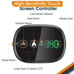 Cordless Electric Heating Shoulder Massager Vibration Shoulder Brace Massage Support Belt Adjustable Hot Compress Shoulder Shawl - Image 6