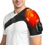 Cordless Electric Heating Shoulder Massager Vibration Shoulder Brace Massage Support Belt Adjustable Hot Compress Shoulder Shawl - Image 10