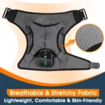 Cordless Electric Heating Shoulder Massager Vibration Shoulder Brace Massage Support Belt Adjustable Hot Compress Shoulder Shawl - Image 7