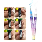 12Pcs/Set Nail Acrylic Graffiti Pen 12 Color Nail Marker DIYNail Art Graffiti Pen Nail Polish Pens Drawing Painting Point - Image 6