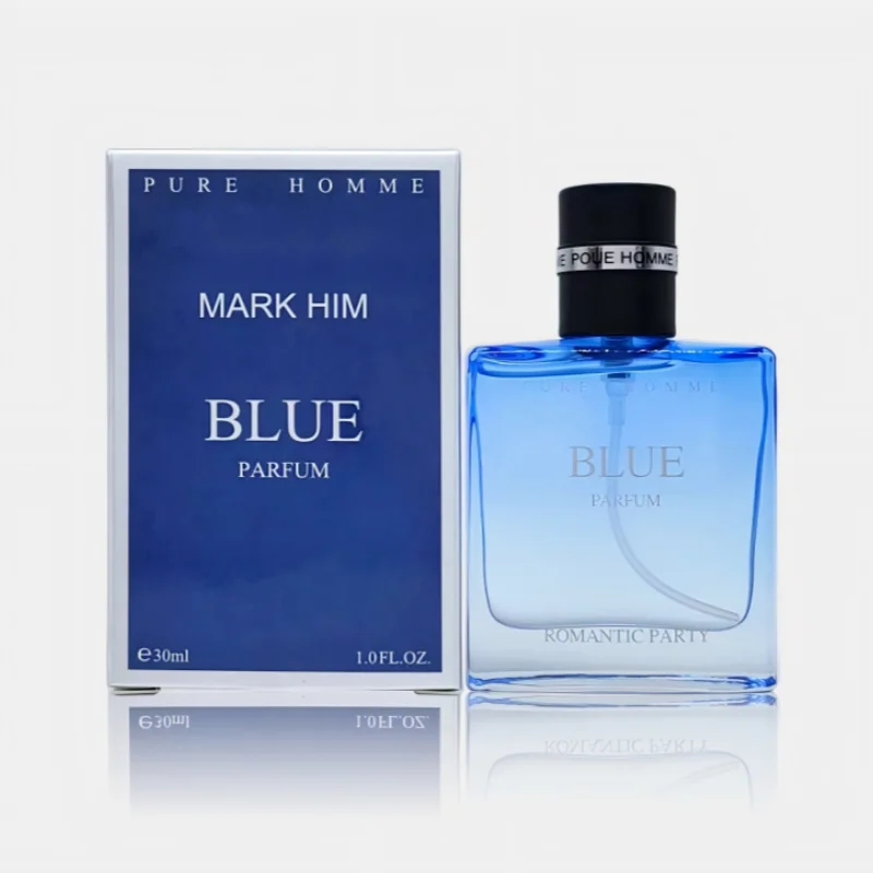 S5db983cf32d44a1492da825a6783f53bC.webp Pure Homme Blue Parfum for Men 30ml Long-lasting Scent Fresh Marine Aquatic Woody Note Cologne Spray Business Male Fragrance - Image 1