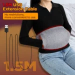 3 Levels Electric Graphene Heating Pad Cold-Proof Uterine Belt Cold-Proof Hand Waist Warming Pad USB Recharging Abdominal Warmer - Image 7