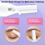 Electric Eyebrow Trimmer Electric Face Hair Remover Eyebrow Hair Trimmer Mini Portable Women Body Hair Shaver Remover - Image 4