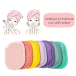 5 pcs Makeup remover facial cleansing tools Reusable Makeup Remover Pads Microfiber Facial Cleansing Cloths For Face, Eye, Lip - Image 3