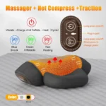 3-in-1 Neck Massager Pillow for Shoulder Deep Tissue , with Heating and Traction Function, Hump Corrector for Women - Image 7