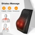 Leercon Neck Massager with Heat, 3D Kneading Massage Pillow for Neck and Back, Shoulder, for Stress Relax at Woman Man Home Office - Image 2