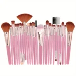 15 PCs Rainbow Color High Quality Makeup Brush Set - Perfect for Eyeshadow, Foundation, and Cosmetic Tools - Image 7