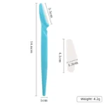 3pcs Eyebrow Trimmer Makeup Tools Safe Eye Brow Razor Face Body Hair Removal Shaver Blades Woman Eyelash Eyebrows Shaping Knife - Image 4