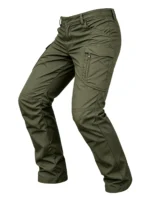 Men's Flex Tactical Pants, Lightweight Ripstop Tactical Cargo Pants, Outdoor Commuting and Training Pants, Abrasion-Resistant, Water Resistant Cargo Pants, Work Pants Multi Pockets Hiking Outdoor Casual Pants, Durable Trousers,  (No Belt, Army Green) - Image 9