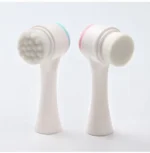 Wholesale 2/5/10PCS Double Side Facial Cleansing Brush Silicone & Soft Hair Manual Massage Facial Wash Brush Makeup Remove Tools - Image 9