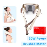Foreverlily 26W Brushless Motor Neck And Shoulder Massager Wireless Shoulder And Back Kneading Massage Shawl Neck masajeador - Image 11