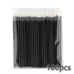 100/200pcs Disposable Nail Art Brushes Eyeliner Makeup Tools Manicure Painting Pen Brush Set for Professional & Home Use - Image 9
