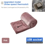 Electric Blanket 220V Thicker Automatic Thermostat Electric Heating Blanket Body Warmer Thermal Mattress for Room Blanket heated - Image 8