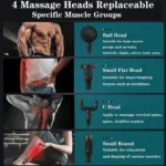 Muscle Relaxation Mini Massage Gun, Suitable For Full-Body And Arm And Back Massage. Mini And Compact, Portable, Type-C Charging, Handheld Electric Muscle Massager To Relax Muscles After Exercise And Fitness - Image 3