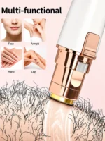 Eyebrow Trimmer Electric Eyebrow Trimmer for Women Face Sharp Rechargeable Eyebrow Razor for Women Trimmer Set Replacement Blade - Image 6