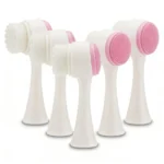 Wholesale 2/5/10PCS Double Side Facial Cleansing Brush Silicone & Soft Hair Manual Massage Facial Wash Brush Makeup Remove Tools - Image 13