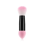 15 PCs Rainbow Color High Quality Makeup Brush Set - Perfect for Eyeshadow, Foundation, and Cosmetic Tools - Image 8