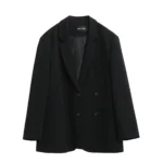 CHIC VEN Women's Blazer Korean Casual Solid Long Sleeve Coats All-match Office Lady Elegant Fashion Clothing Spring Autumn 2026 - Image 5