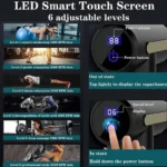 Muscle Relaxation Mini Massage Gun, Suitable For Full-Body And Arm And Back Massage. Mini And Compact, Portable, Type-C Charging, Handheld Electric Muscle Massager To Relax Muscles After Exercise And Fitness - Image 4