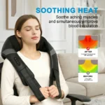 Leercon Shiatsu Neck and Shoulder Massager Heated Back Massager U Shape Deep Kneading Electric Massage Pillow For Neck Waist Leg Body - Image 5