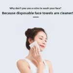 Reusable thickened face towel One pack of 50/100 pieces per pack Travel cleanser wet dry makeup remover cotton soft fabric tool - Image 4
