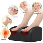 Electric Foot Massager Shiatsu Kneading Deep Tissue Relax Heated Roller Calf Pain Relief Fatigue Muscles Vibrator Machine Health - Image 3