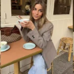 Women's Autumn Blazers Blouse 2026 New Fashion Young Women's Elegant Travel Holiday Jackets Spring Street Sarm Blazers Jackets - Image 4