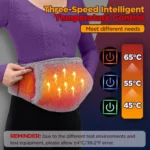 3 Levels Electric Graphene Heating Pad Cold-Proof Uterine Belt Cold-Proof Hand Waist Warming Pad USB Recharging Abdominal Warmer - Image 4