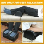 Electric Foot Massager Shiatsu Kneading Deep Tissue Relax Heated Roller Calf Pain Relief Fatigue Muscles Vibrator Machine Health - Image 4