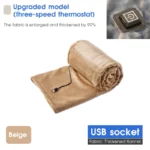 Electric Blanket 220V Thicker Automatic Thermostat Electric Heating Blanket Body Warmer Thermal Mattress for Room Blanket heated - Image 7
