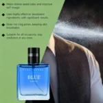 Pure Homme Blue Parfum for Men 30ml Long-lasting Scent Fresh Marine Aquatic Woody Note Cologne Spray Business Male Fragrance - Image 3