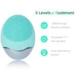 Electric Facial Cleansing Brush Massage Spa Skin Instrument Pore Cleaner Meter Cleaning Cleanser Tools - Image 2